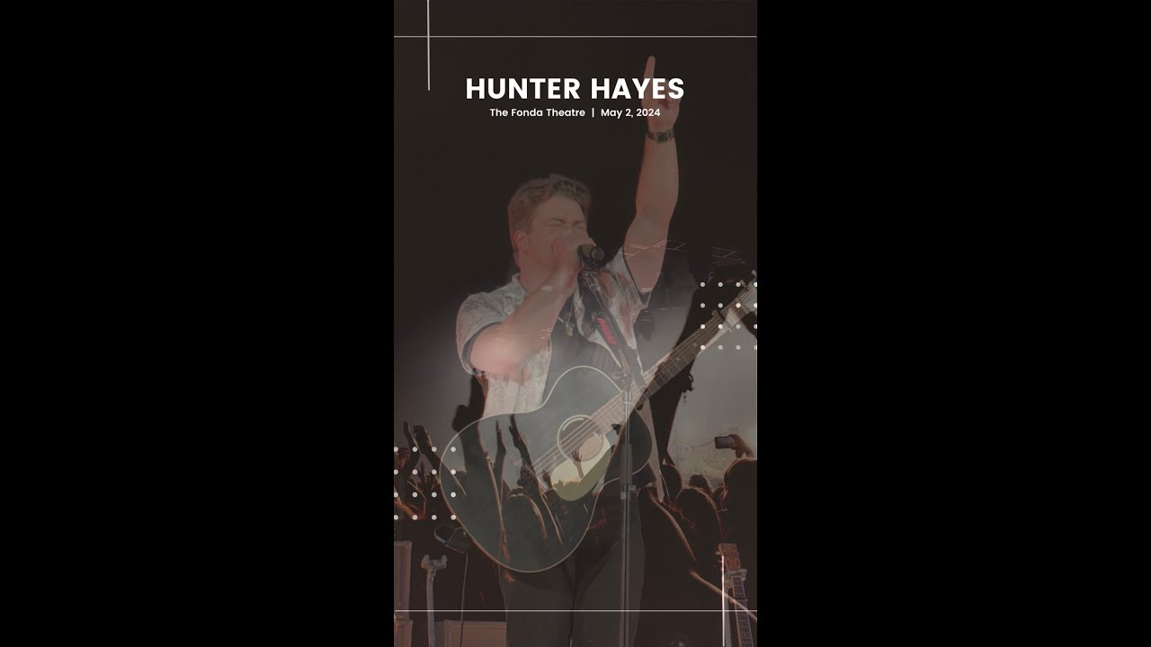 Somebody's Heartbreak - Hunter Hayes (Live @ The Fonda Theatre) May 2, 2024
