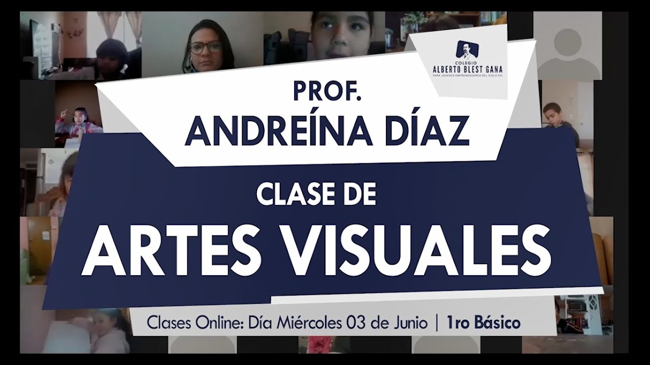 Clase de Artes Visuales - 1ro B&aacute;sico - Prof. Andre&iacute;na D&iacute;az