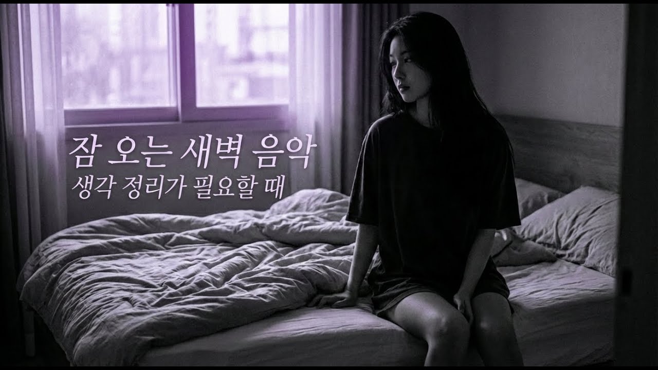 잠 오는 새벽 음악 "생각 정리가 필요할 때"