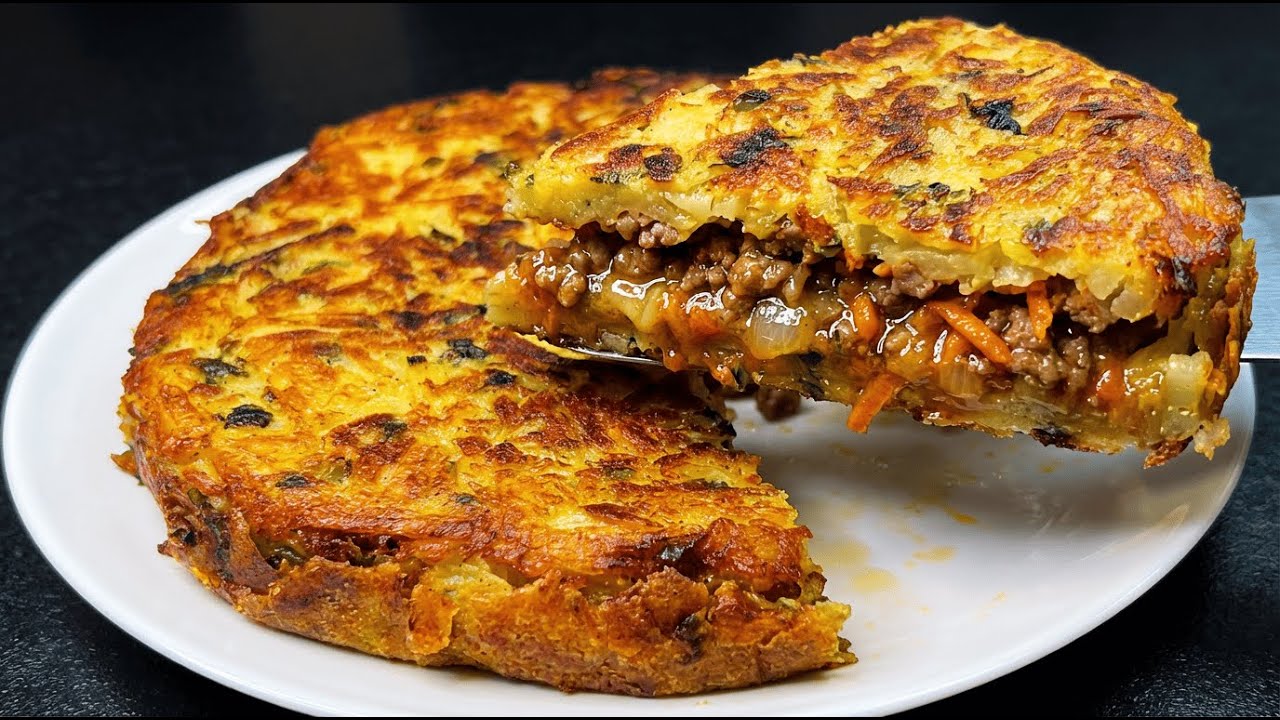 Просто смешайте 2 яйца и 3 картофелины — О, вау, это потрясающе на вкус!