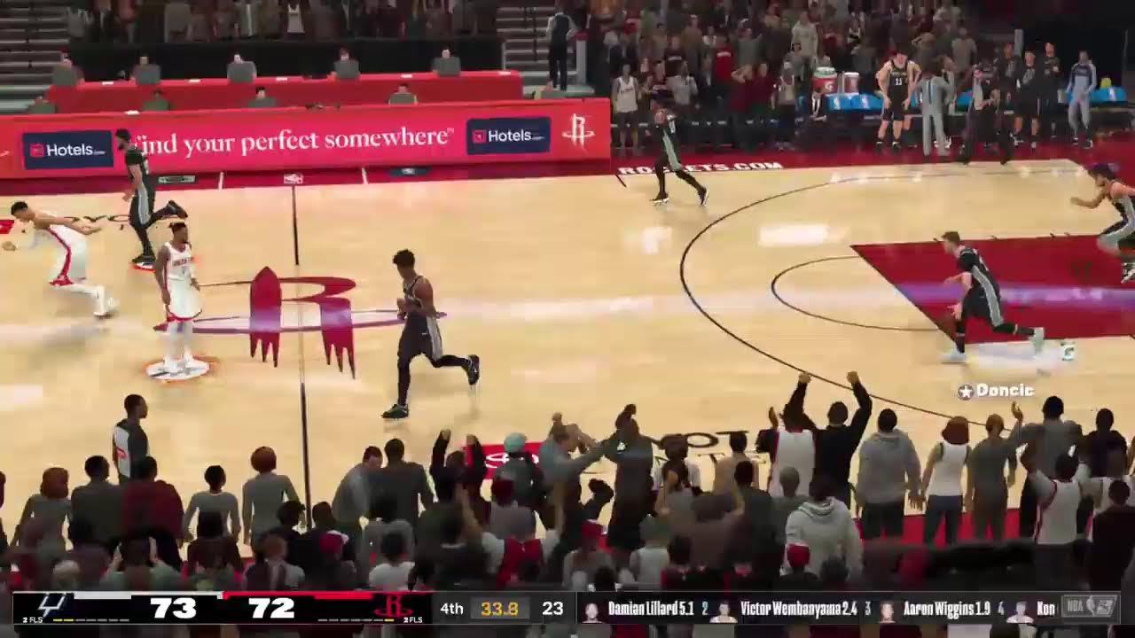 HOU Rockets vs SA Spurs /#JBLS10 #NBA2K Gm64