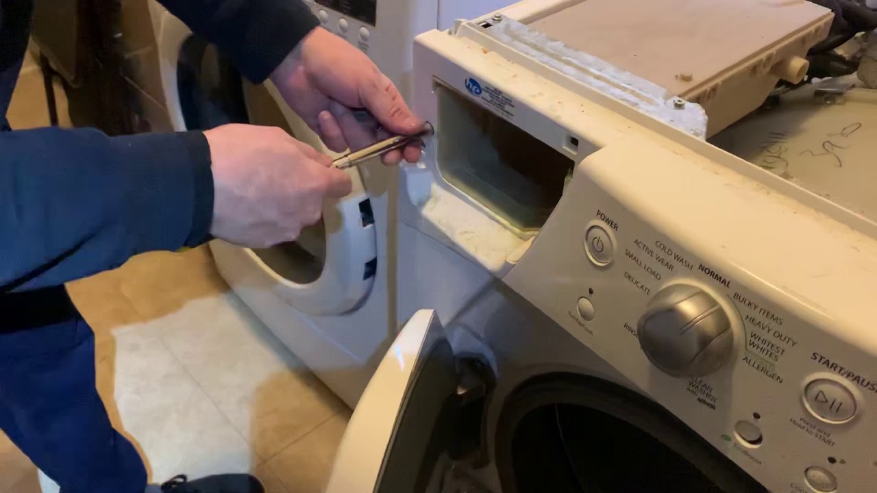 Replacing control panel on a Whirlpool Duet