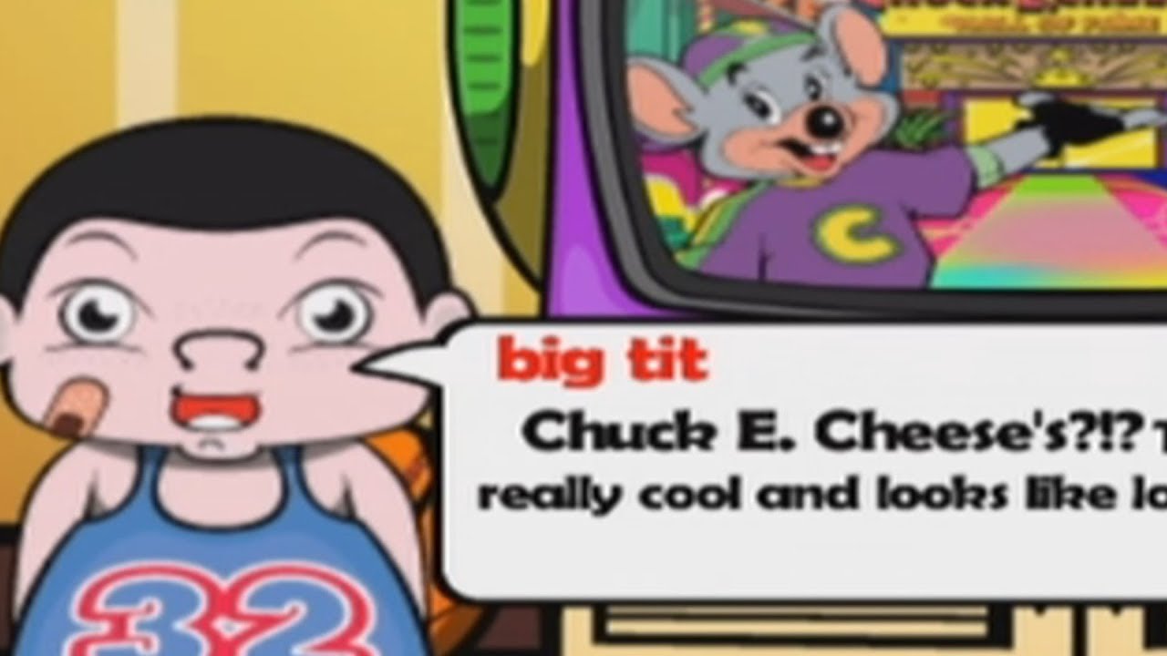 i go to chuck e cheese on the wii and get hit on by the mouse