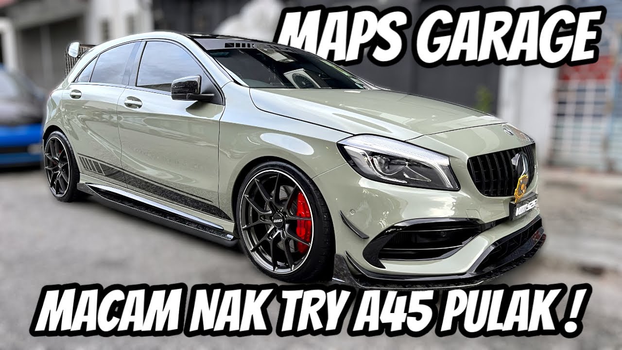 MACAM NAK ANGKAT MERC A45 PULAK | MAPS GARAGE