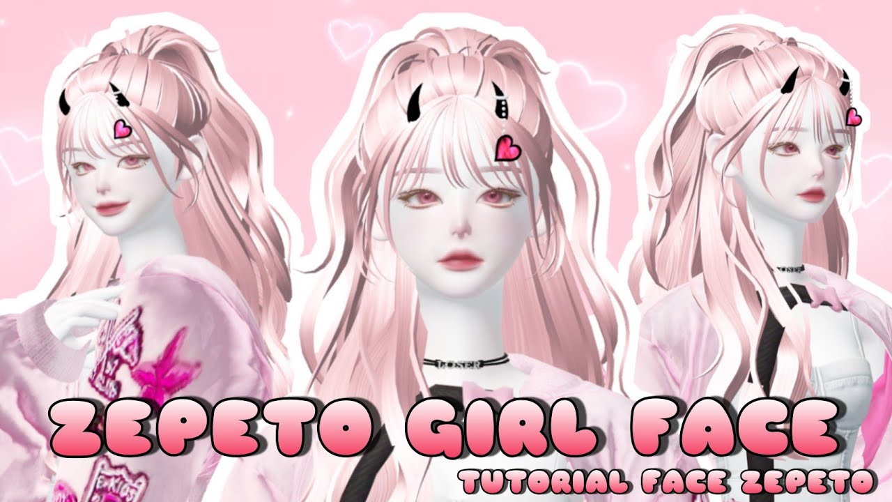 Zepeto : Girl Face ep.26💘สอนโมหน้าผู้หญิง Tutorial face zepeto
