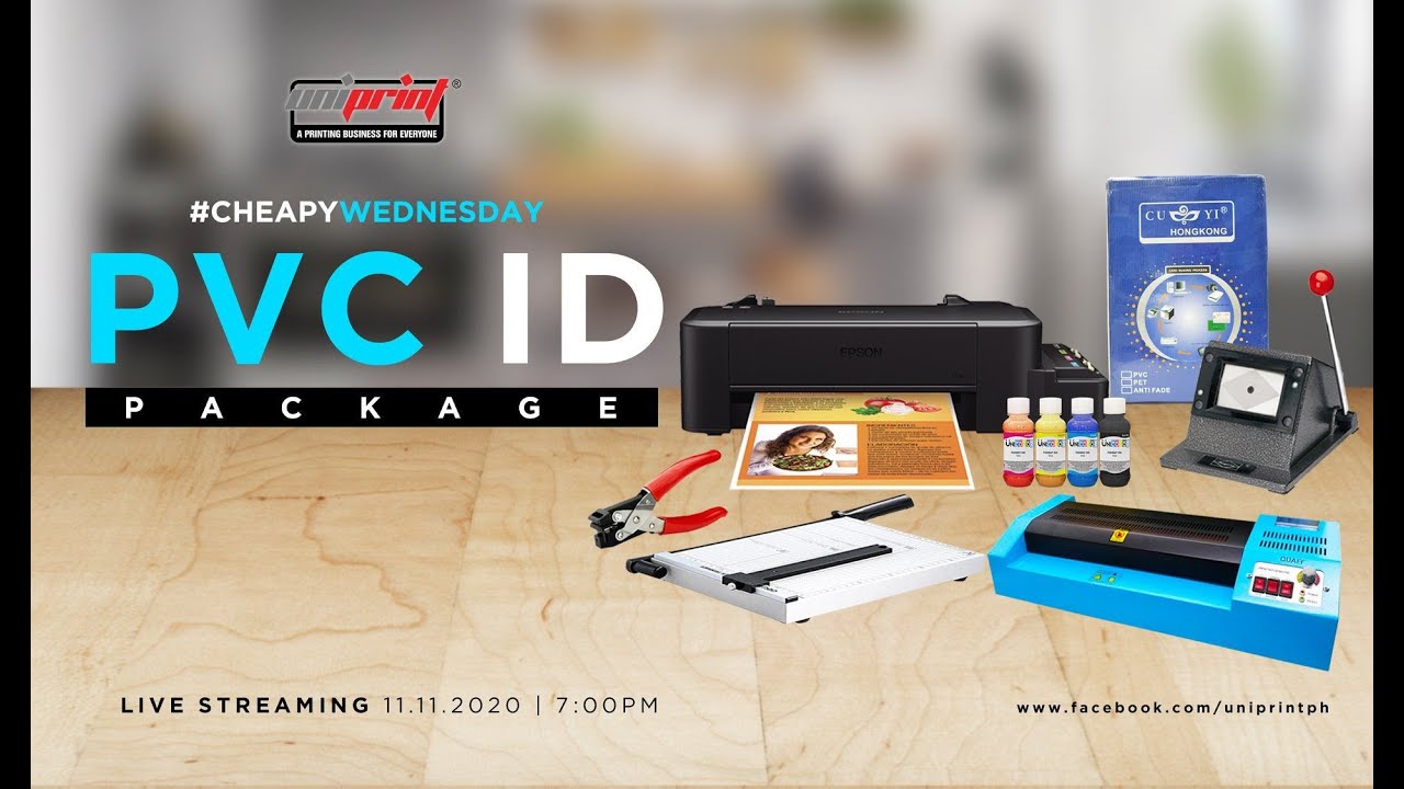 FB LIVE STREAMING: PVC ID Printing Business