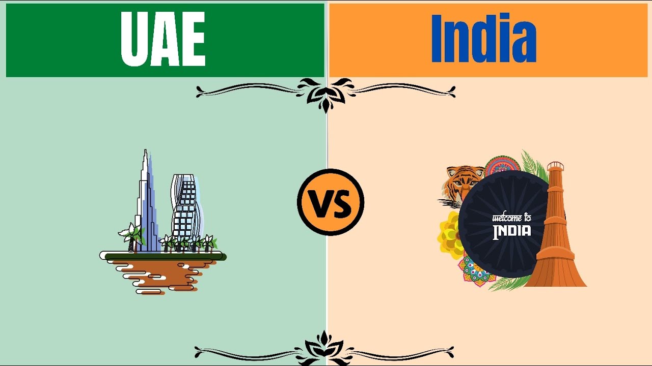 UAE vs India country Comparison | Dubai vs India | United Arab Emirates vs India