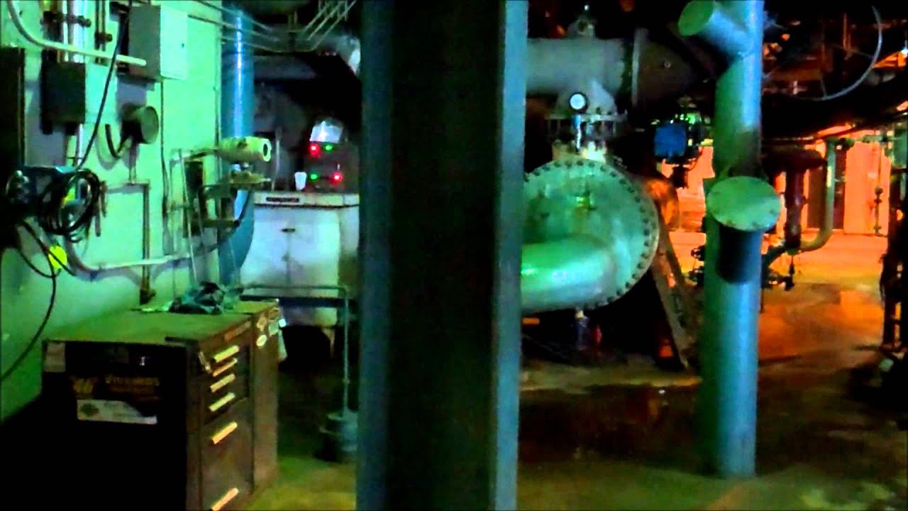 Tour Brayton Point power plant and cooling towers in Somerset, Massachusetts.