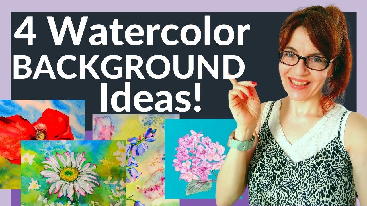 Watercolor Background Techniques (4 EASY Ways!)