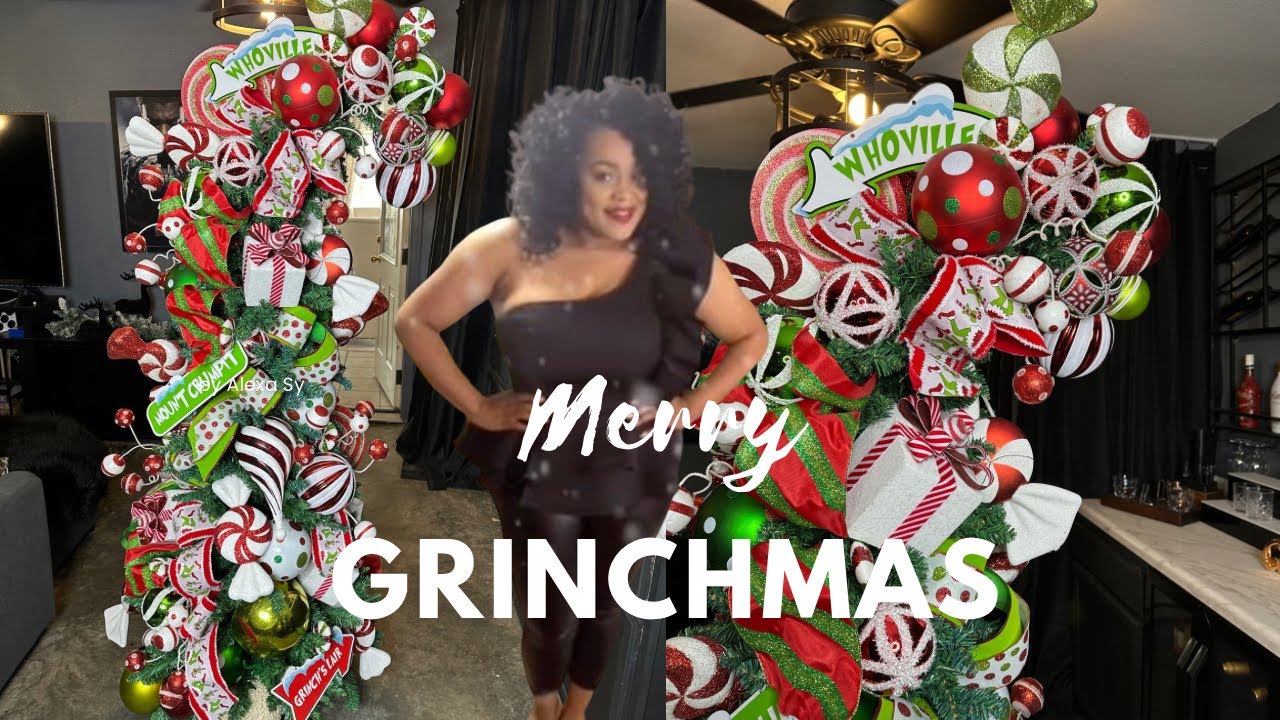 СОЗДАЙТЕ КАК ПРИЧУДЛИВУЮ РОЖДЕСТВЕНСКУЮ ЕЛКУ В СТИЛЕ ГРИНЧА #christmas2024 #grinchmas #grinchtree