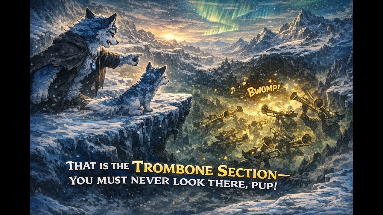 The Trombone Section | Furry Meme Song | Kiba Snowpaw Conducts Chaos (Comedy Cinematic Pop)