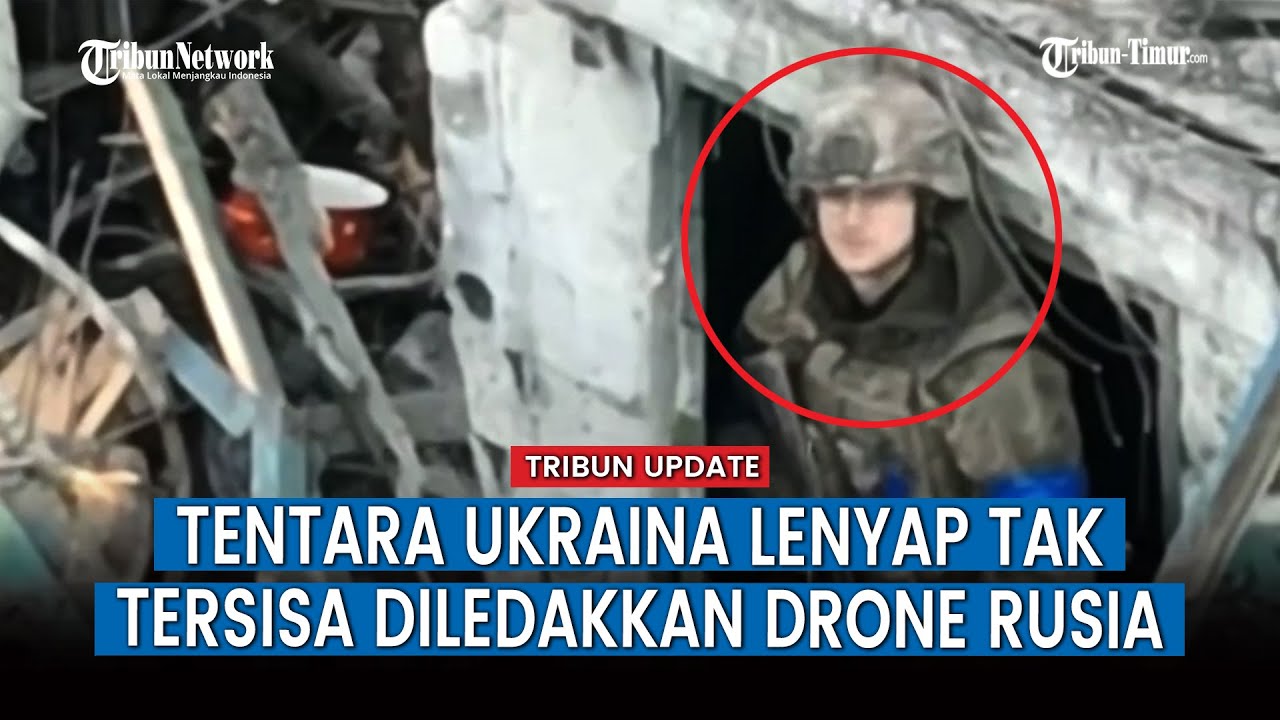 Gagal Tembak Jatuh Drone Rusia, Tentara Ukraina Panik dan Sembunyi, Namun Tak Selamat