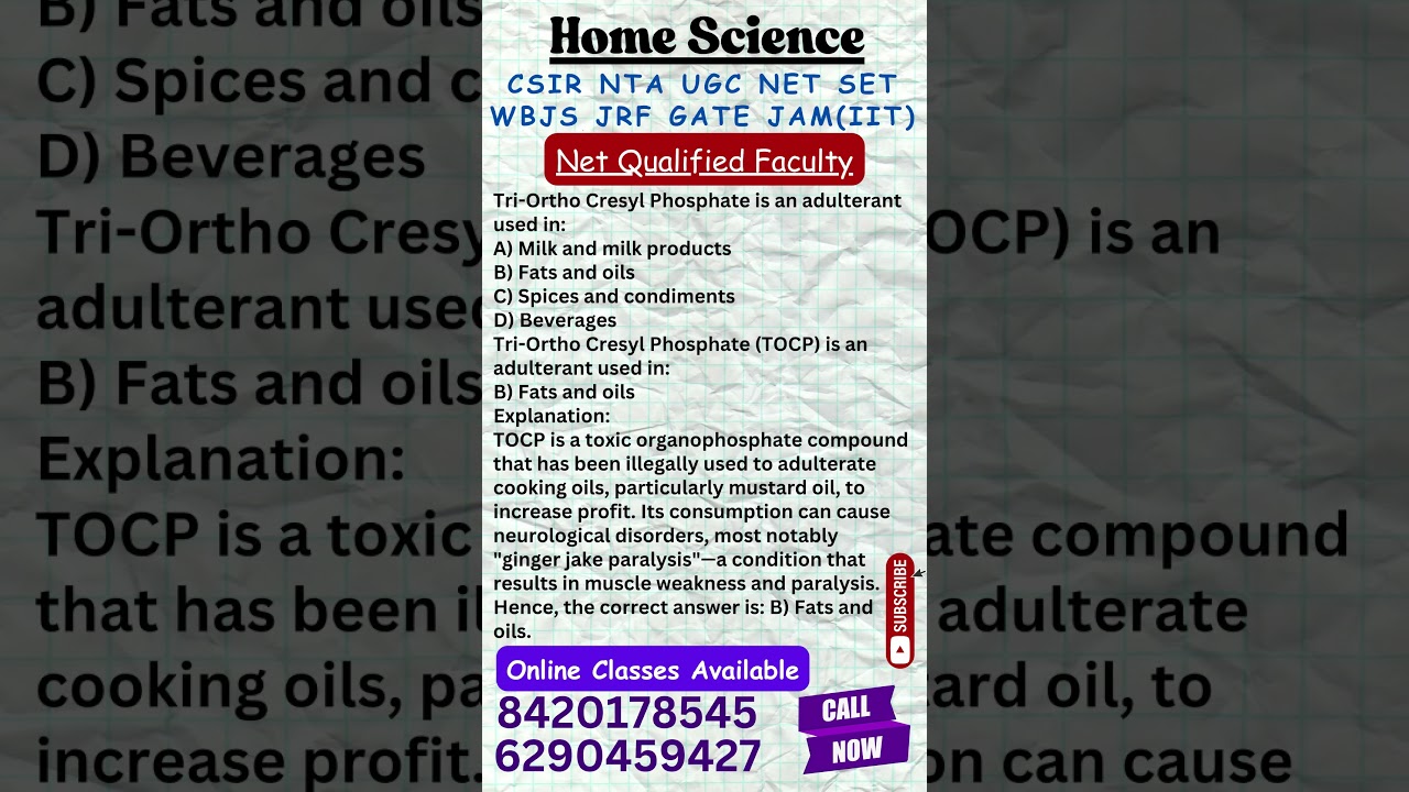UGC NET Home Science I Net Qualified Faculty I Online Class Available 