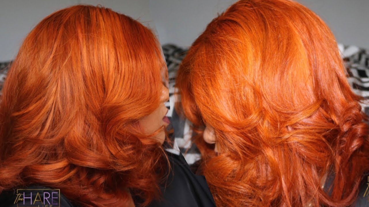PUMPKIN SPICE FALL HAIR COLOR | WATER COLOR METHOD