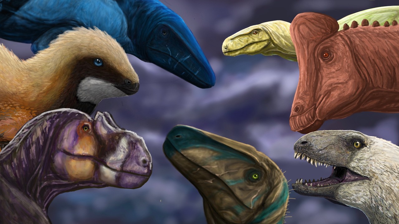 Let's draw a bunch of dinosaurs