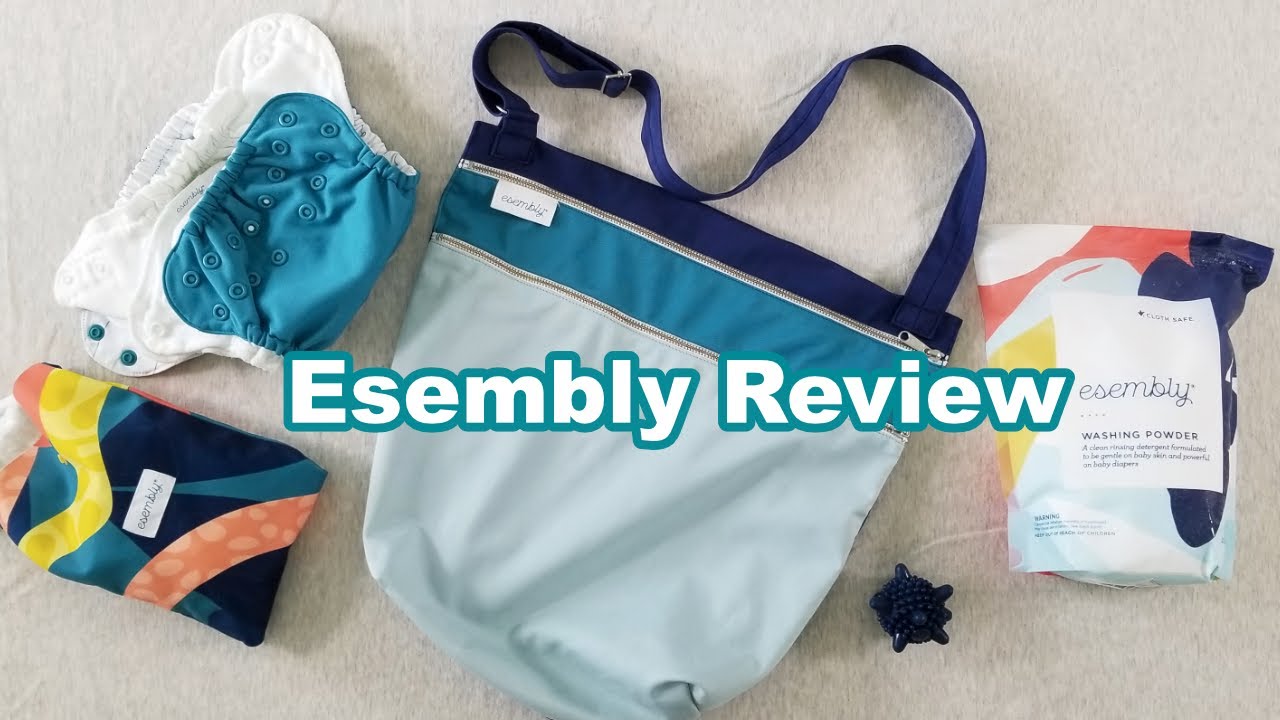 REVIEW Esembly Baby Cloth Diapers, Wipes, Wet Bag, Washing Powder, Agitators