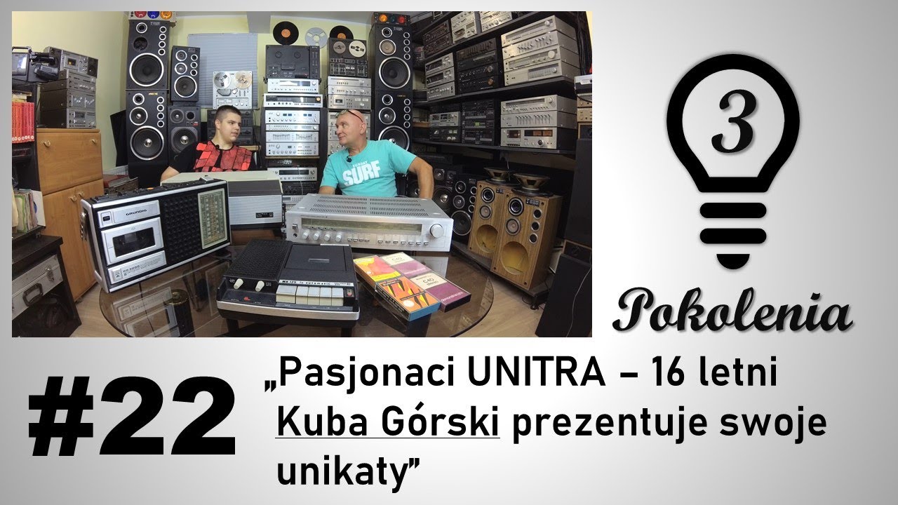 Pasjonaci UNITRA – 16 letni Kuba Górski prezentuje swoje unikaty