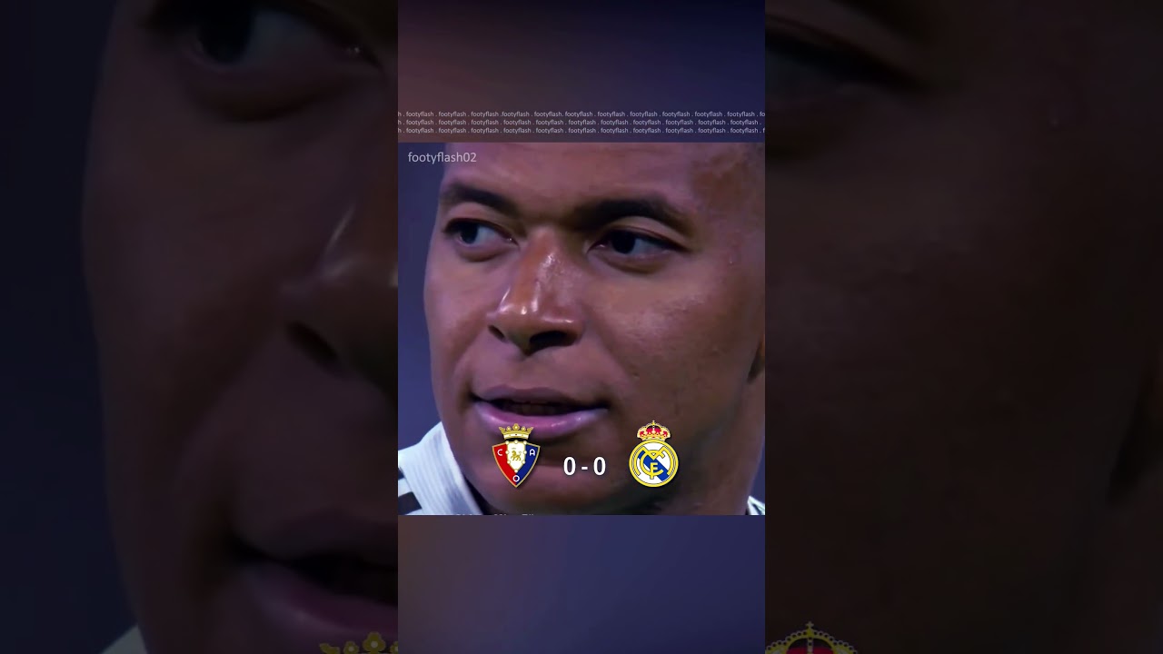 Real Madrid vs Osasuna 1-0 - All Goals & Highlights #football #kylianmbapp&eacute; #mbappe #realmadrid