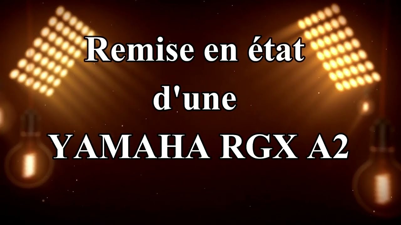 Remise en état d'une YAMAHA RGX A2 achetée 40€ ! ( Metal Test )