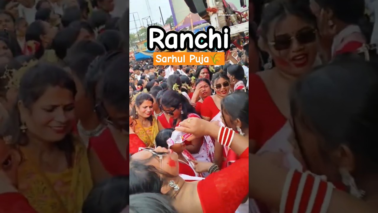 Biggest Tribal Festival Sarhul || सरहुल पर्व #sarhulpuja #sarhul #tribal #jharkhand #ranchi #shorts