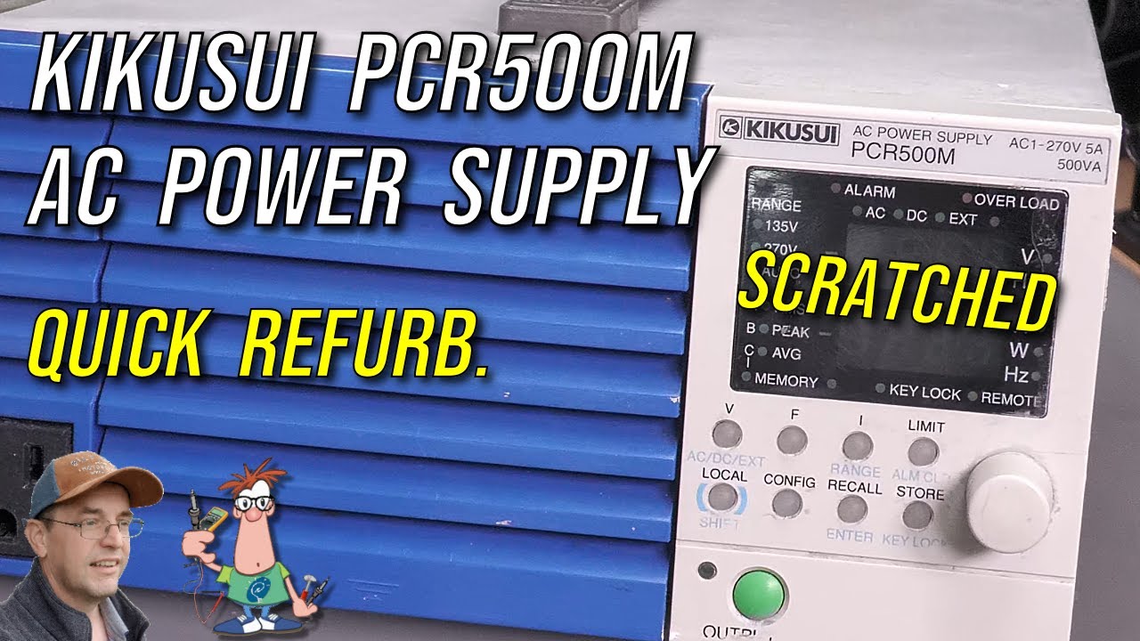 No.154 - Kikusui PCR500M AC Power Supply Quick Refurb
