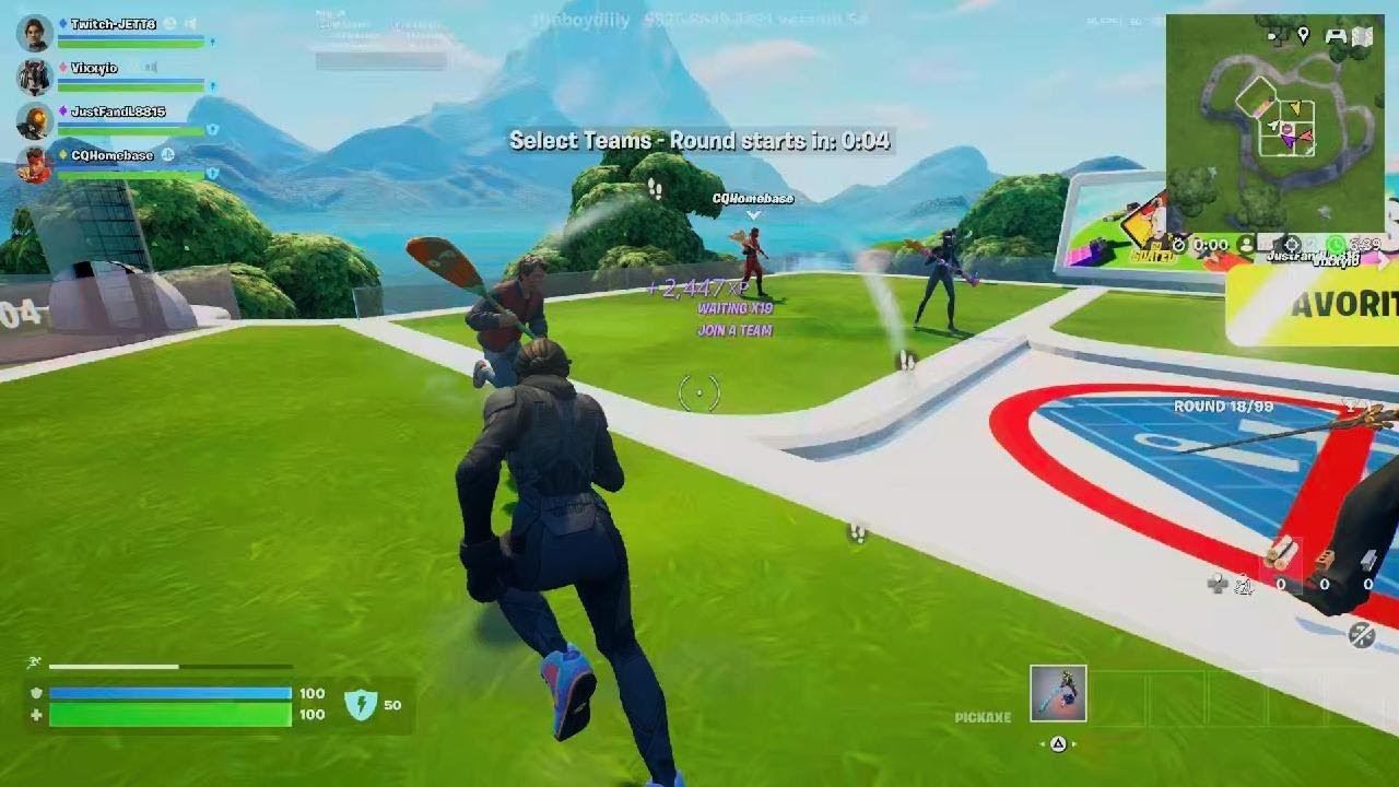 Playing a bunch of zero build.