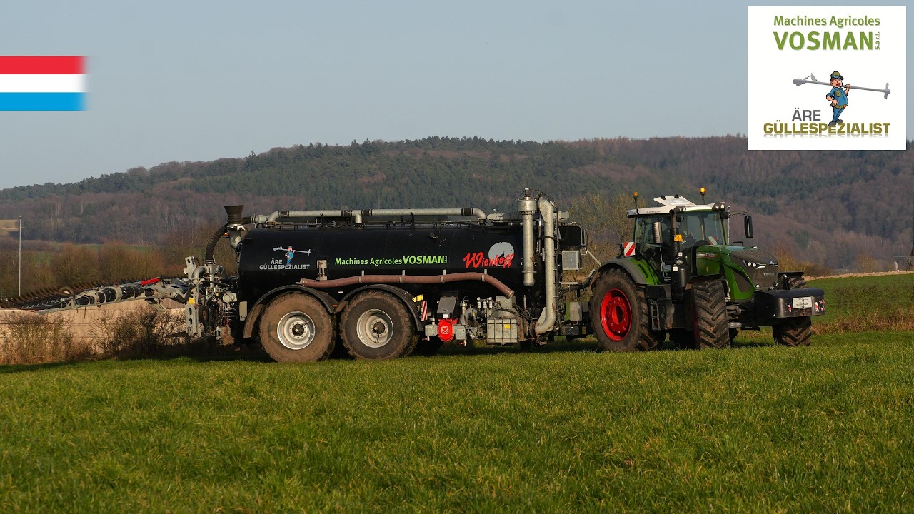 Die erste Gülle | Vosman | Fendt 936 Vario // Wienhoff PTW 22.200 | Luxemburg 2026