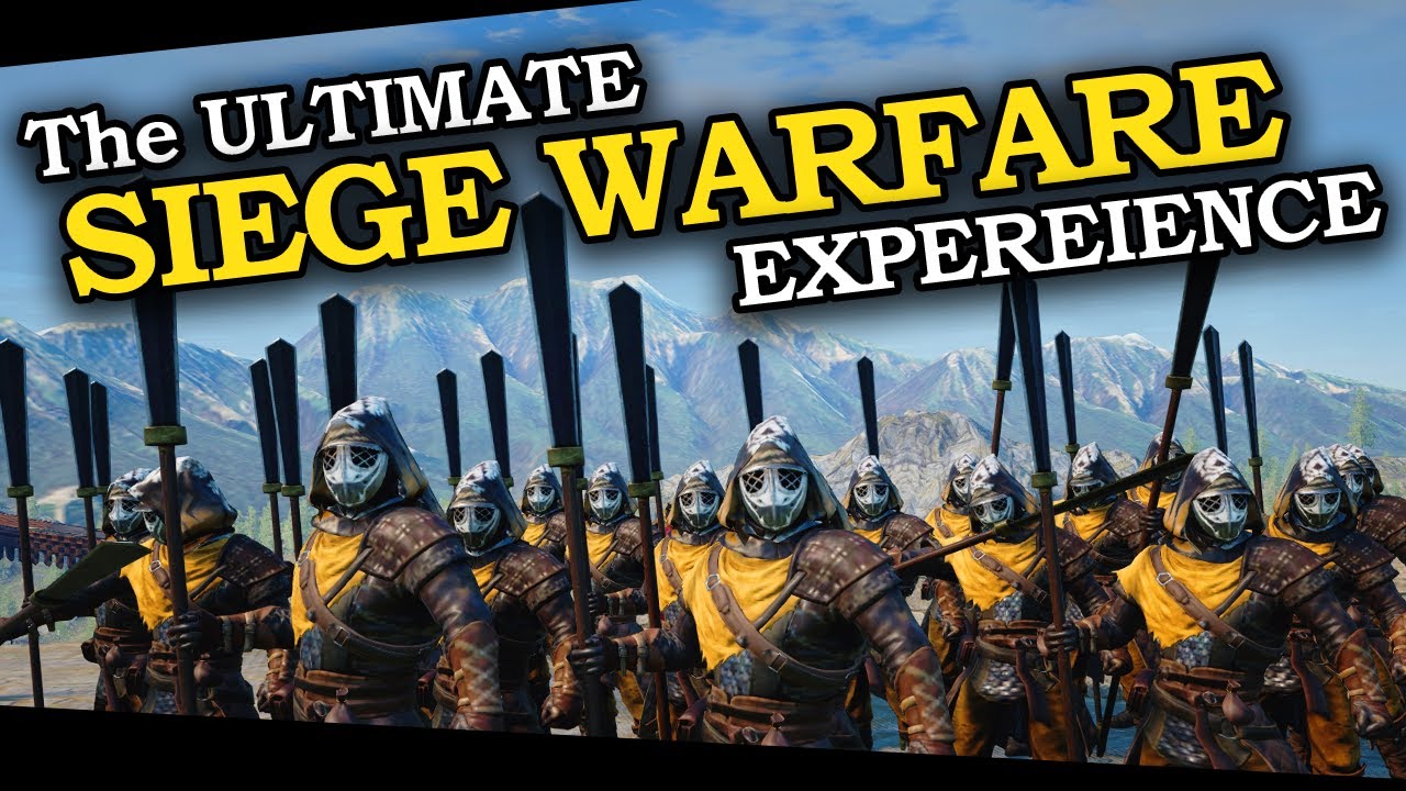 Siege Warfare Gameplay at it's best | Conqueror's Blade