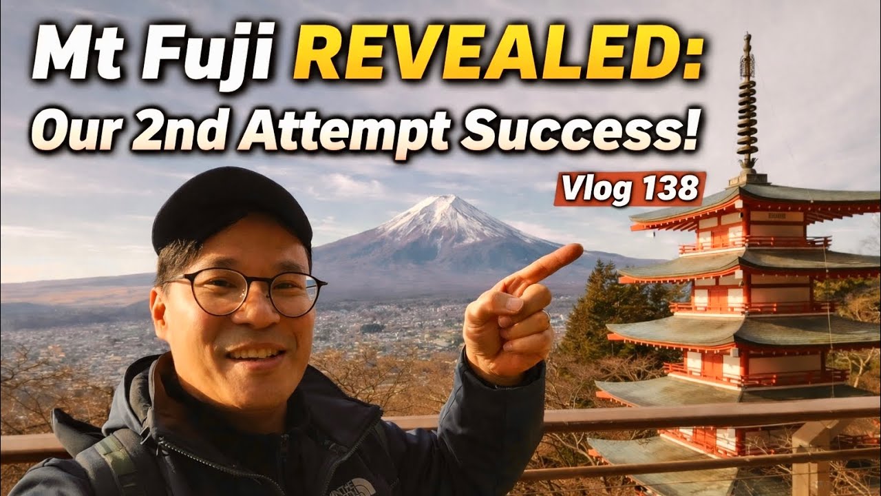 Mt. Fuji REVEALED: Our 2nd Attempt Success!, Vlog 138
