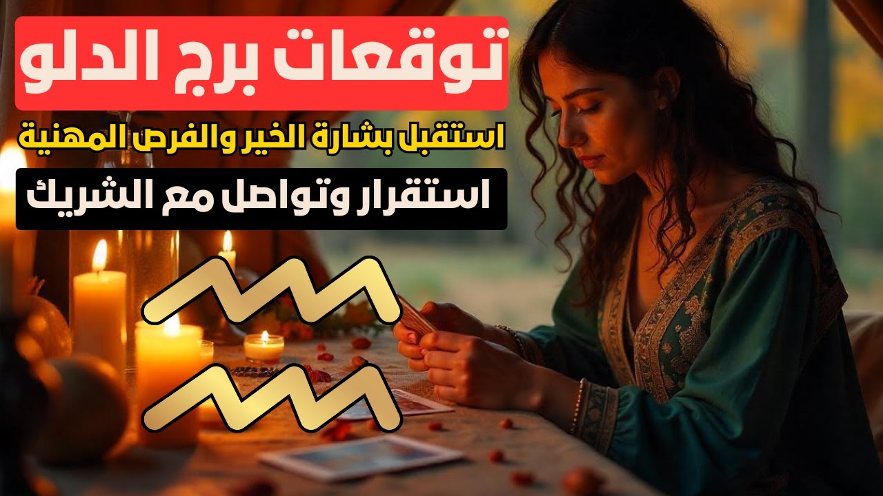 توقعات برج الدلو ♒ فرصتك للتقدم المهني والصبر مفتاحك 💼 فلوس جاية في الطريق وبشارة خير 💰
