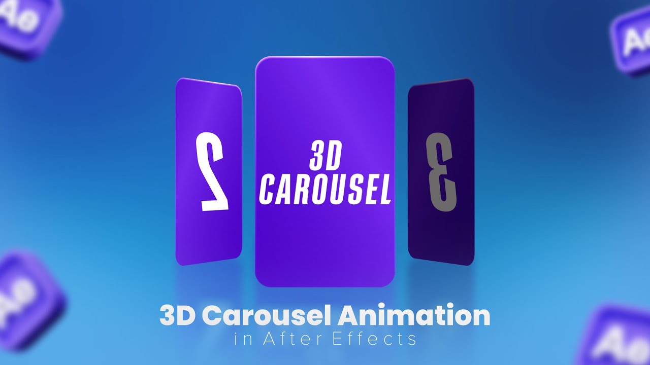 Создание 3D-анимации карусели в After Effects