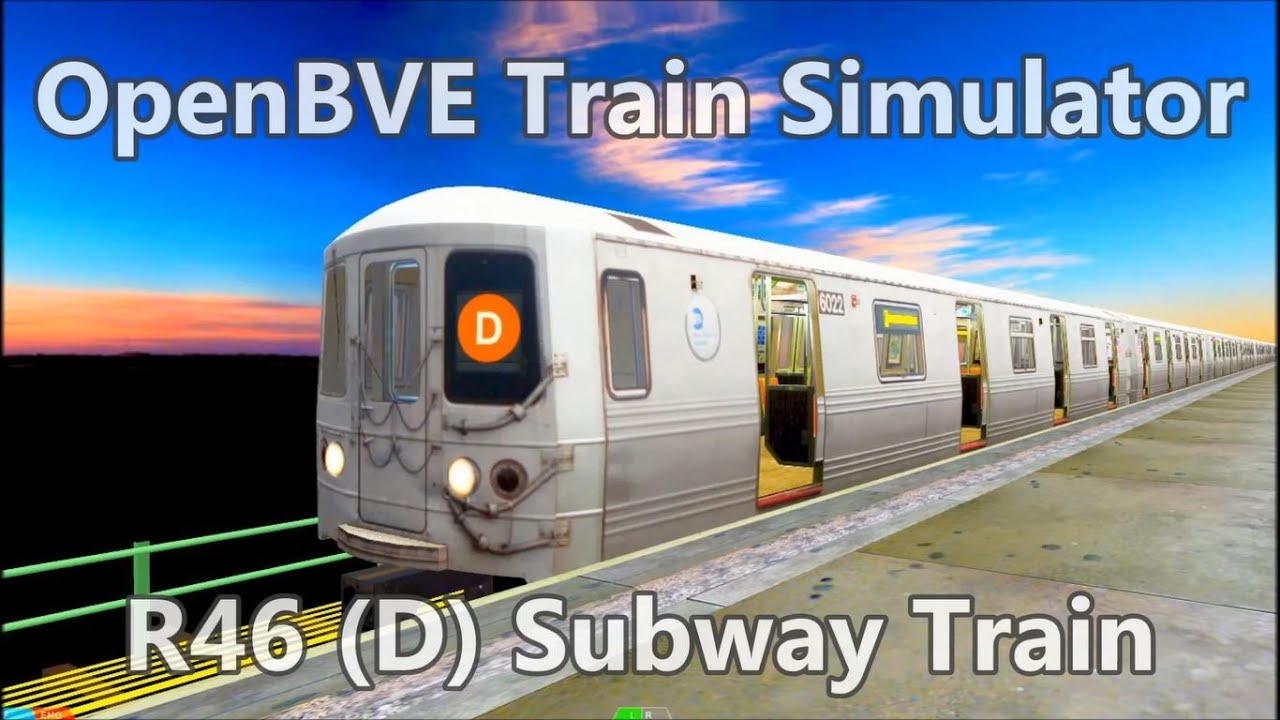 OpenBVE ►R46 | D | 205 St to Coney Island!◀