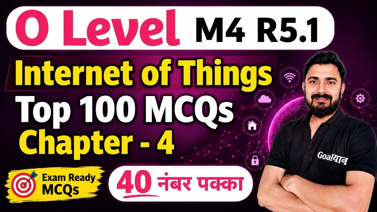 O Level M4 R5.1 : Marathon Class | IoT O Level | o level iot marathon