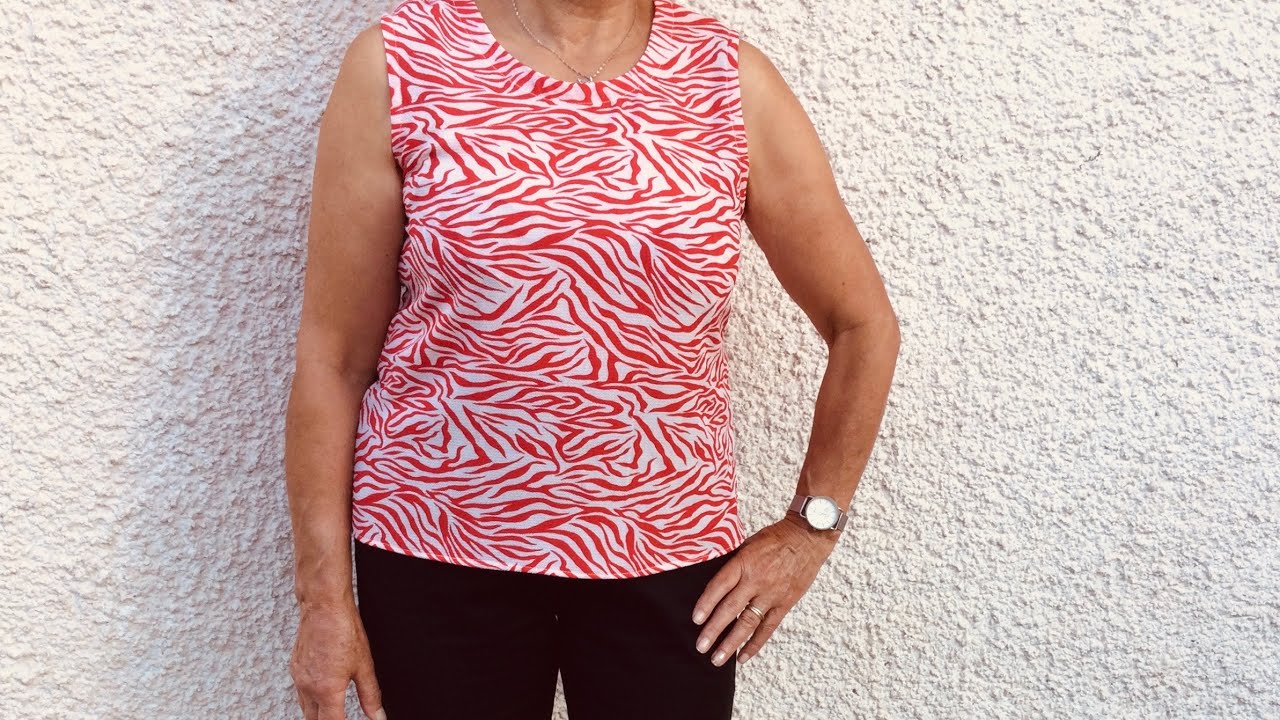 Petit Haut facile à réaliser _ Tuto couture  Madalena