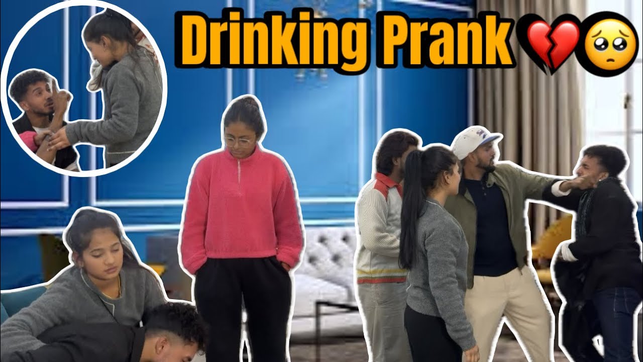 DRINKING PRANK ON NISHU || YASH KI HUI HALAT KHARAB 💔 #prank #viralvideo