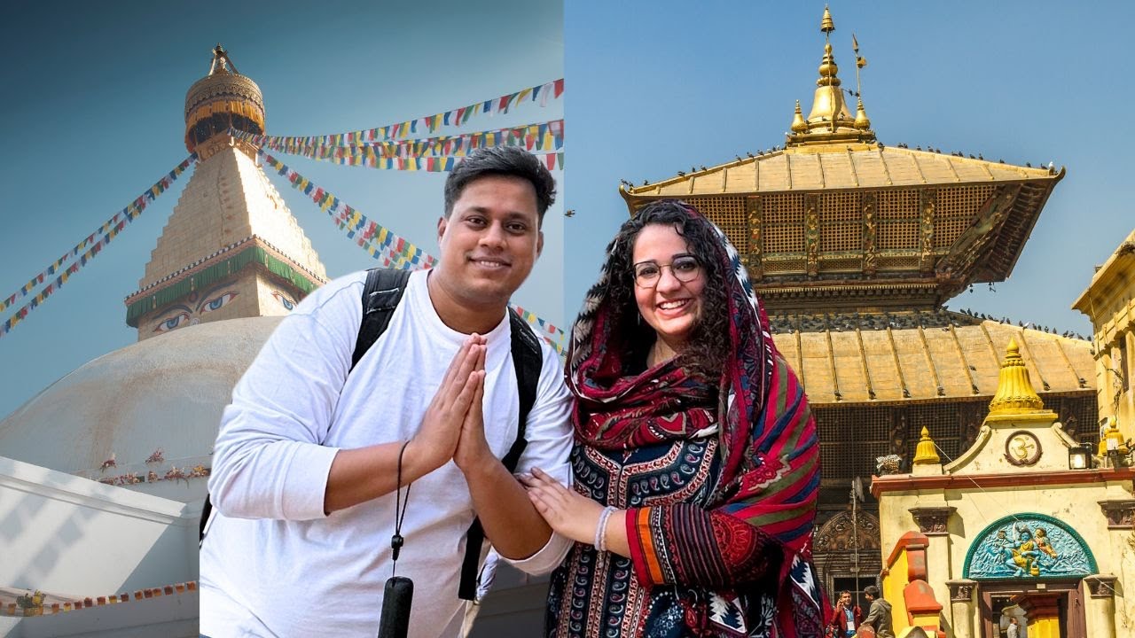 Our Visit to Pashupatinath Temple and Boudhanath Stupa | Nepal Travel Vlog 🇳🇵