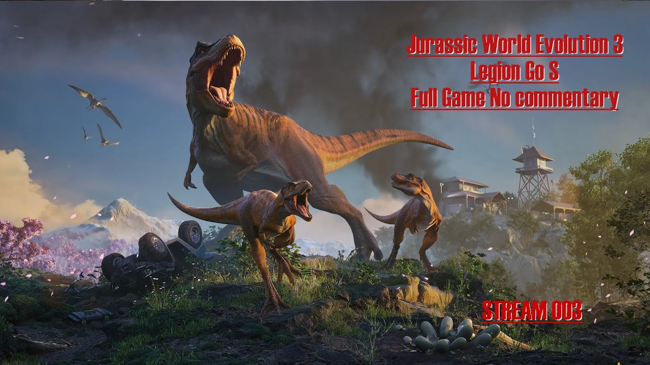 Jurassic World Evolution 3 – Construction Zen sur Legion Go S  Live Muet