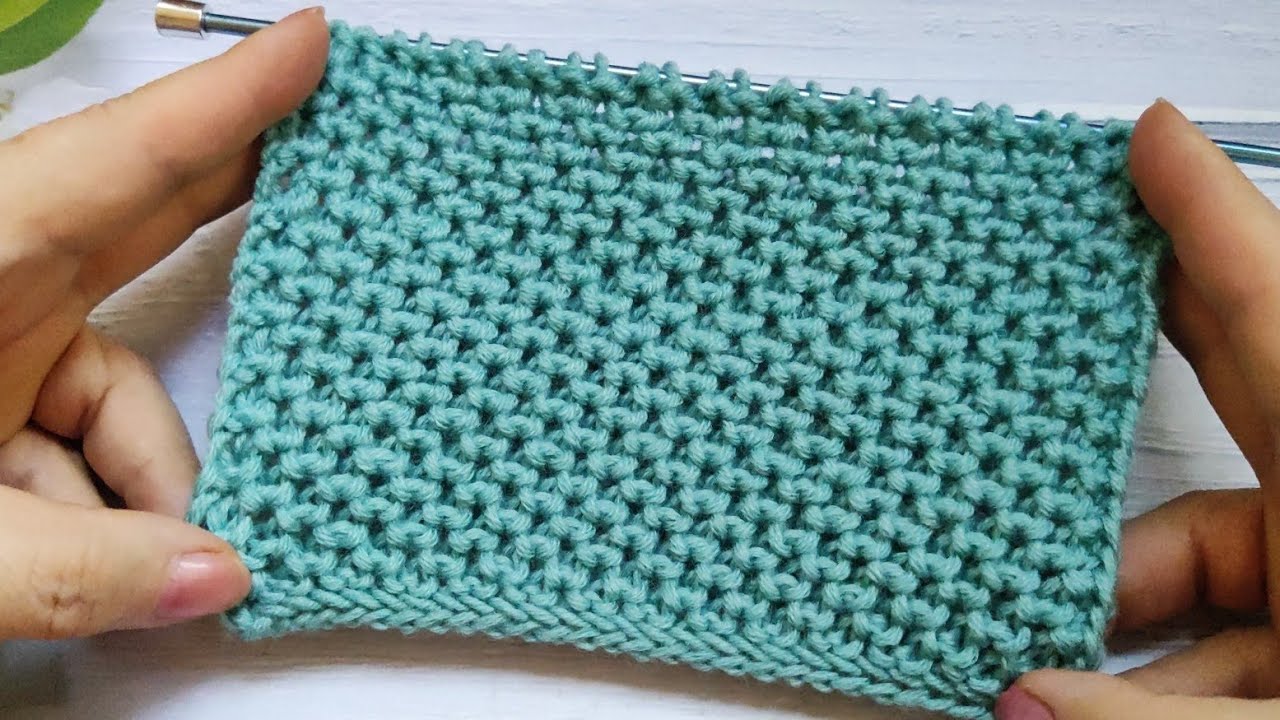 Easy Relief Knitting Pattern | Einfaches Reliefmuster | Punto Rilievo semplice | Point Relief simple