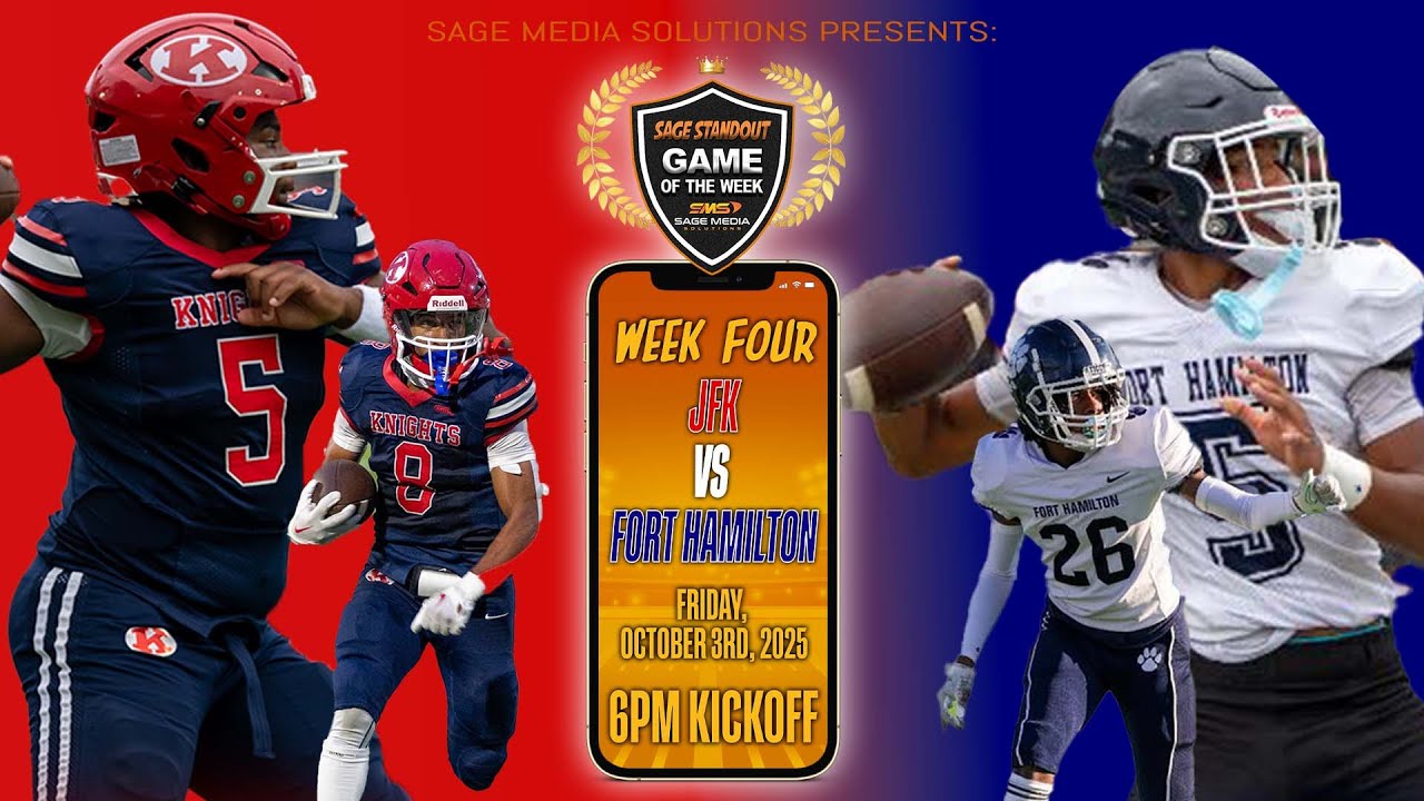 JFK vs Fort Hamilton | Sage Standout Game of the Week | 9/12/2025 | PSAL 4A | Varsity Football
