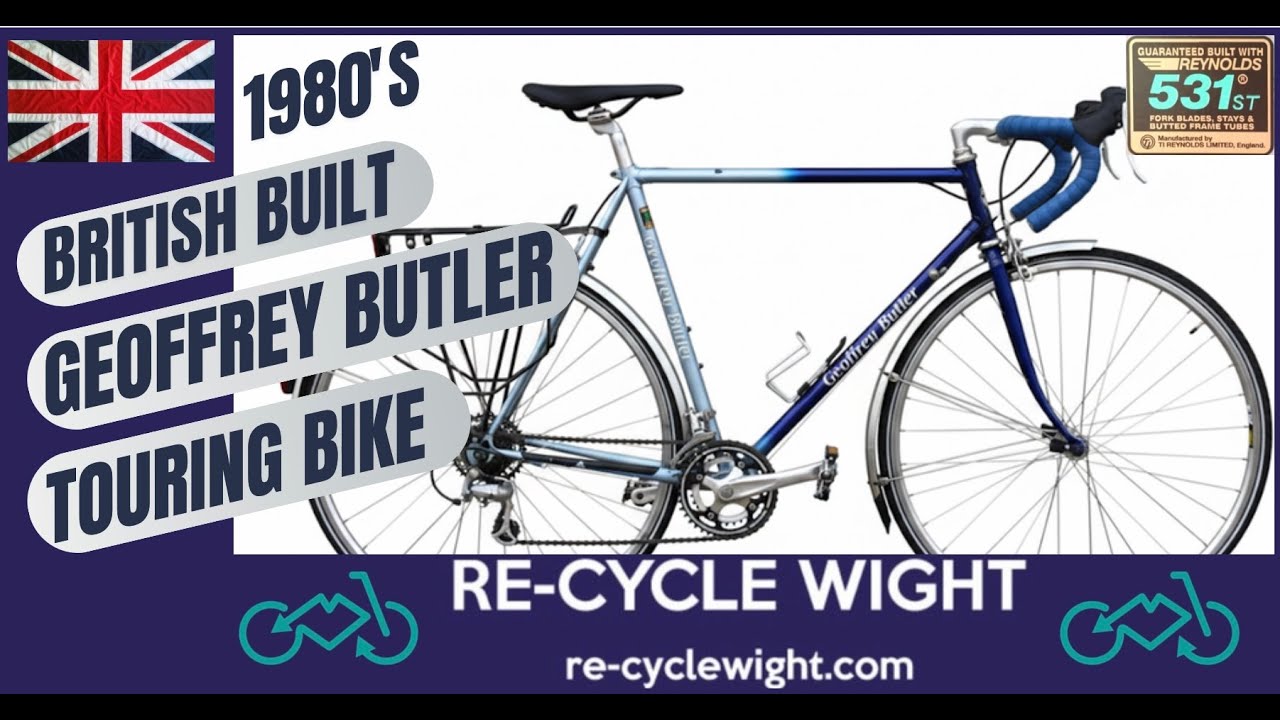 British Built Steel Frame Geoffrey Butler 531st Audax Touring Bike