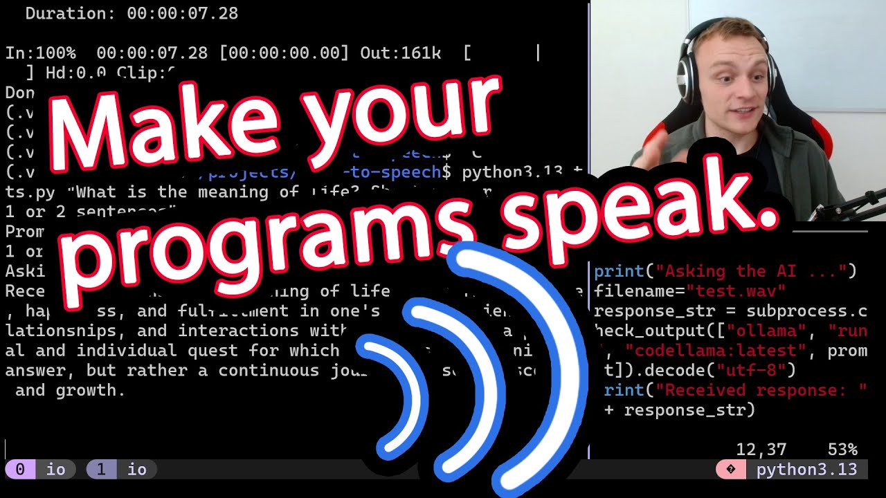 Make your Code Speak to You Using Text-to-Speech (TTS)