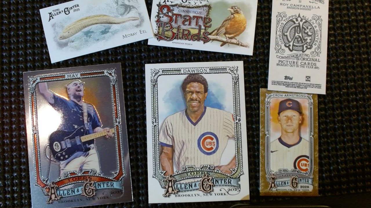 2025 Allen & Ginter Blaster #1, Got my 1st Andre Dawson SP of the year! Awesome 5 of 8 minis SP's