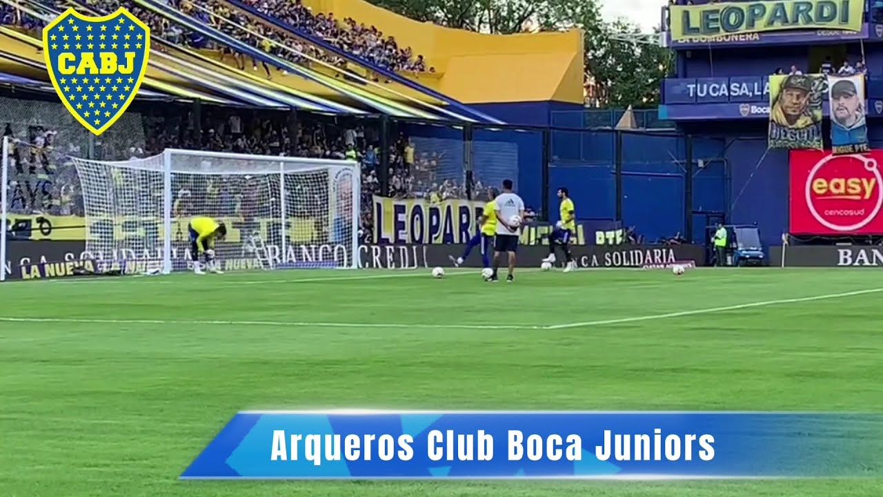 Calentamiento (Warm-up) de Arqueros de Boca Juniors | Goalkeeper training