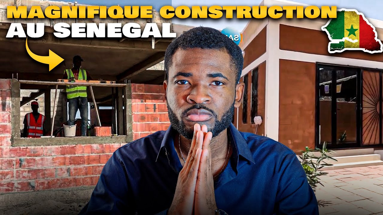 Incroyable Elle Construit Ces Villas de Haut Standing avec des Briques de Terre au Sénégal. #Afrique
