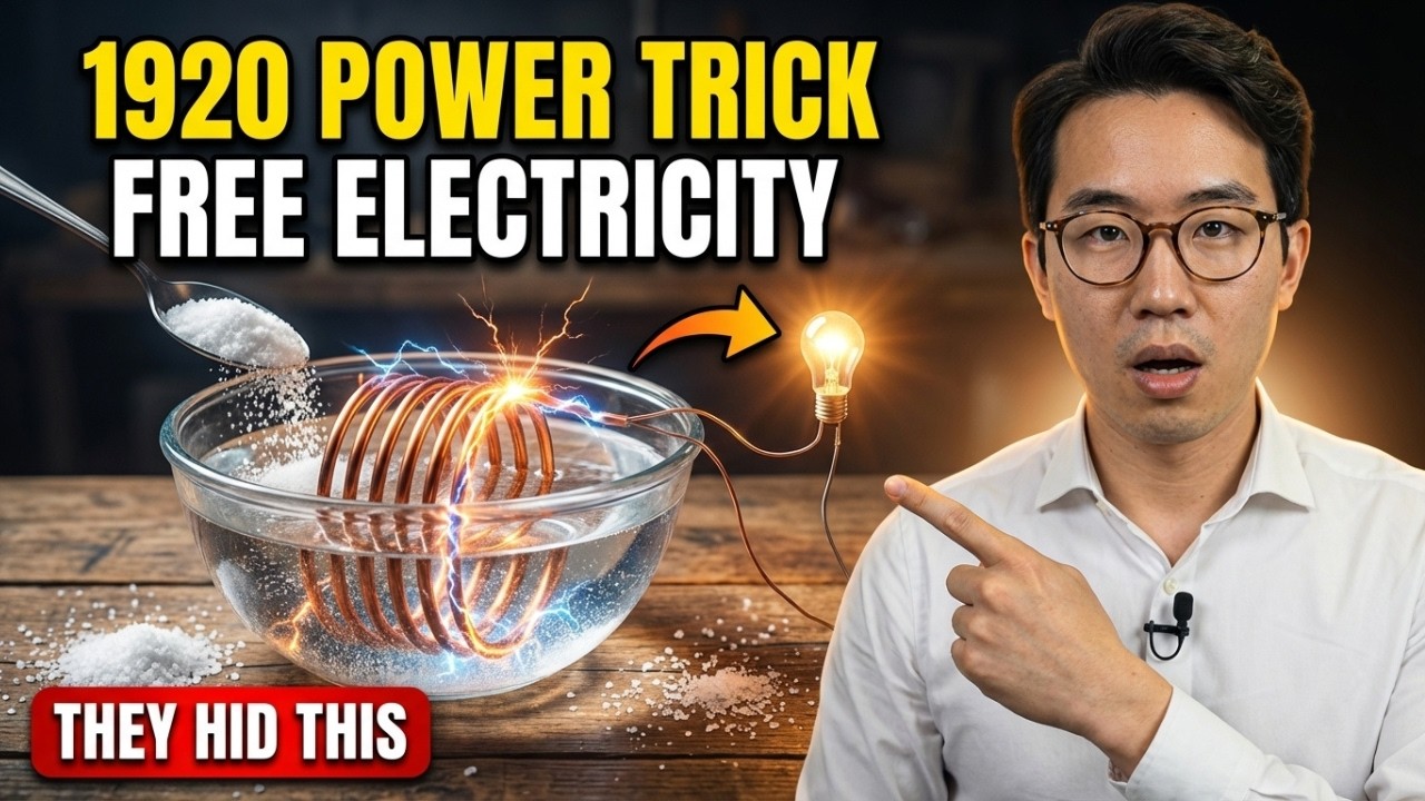 Salt + Copper Wire = Free Power Generator — The 1920 Trick They Buried