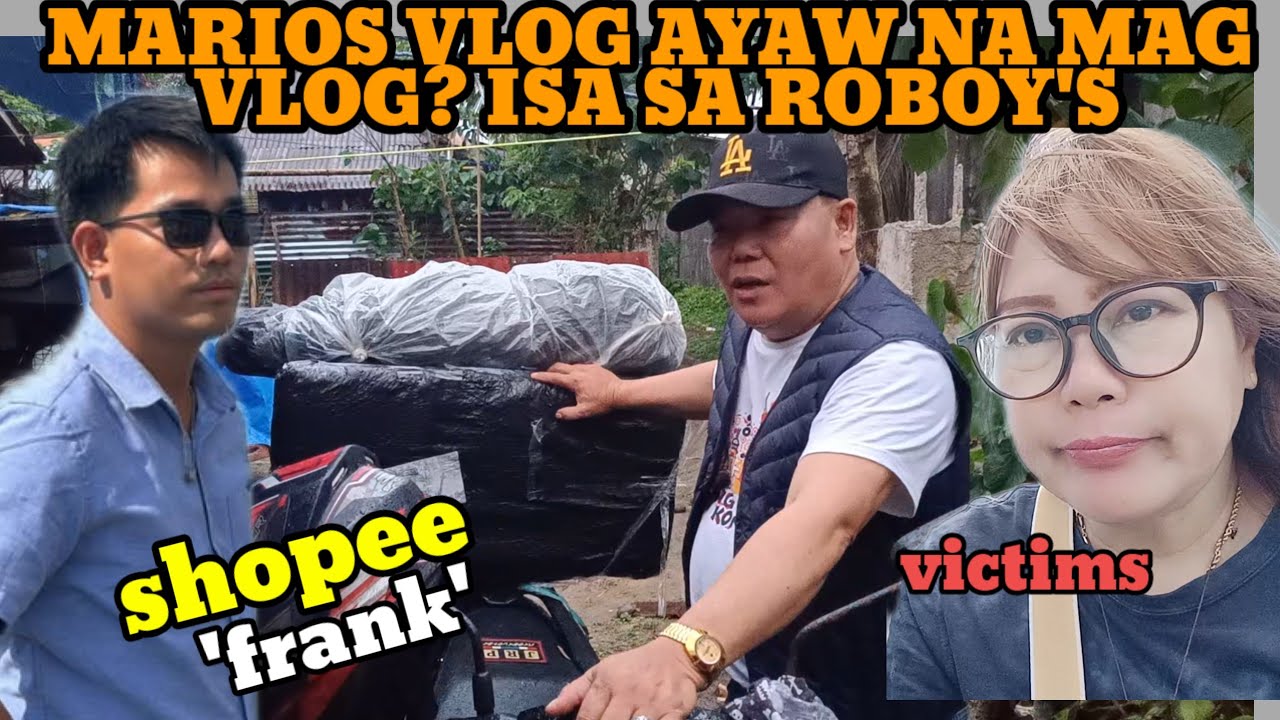 MARIOS VLOG AYAW NA MAG VLOG#roelofmalalag#reychellemoralesvlog