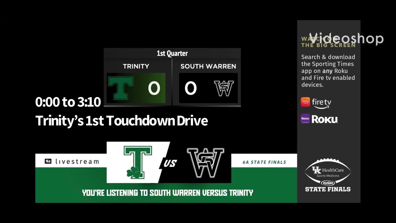 Trinity vs South Warren State Championship Game Play-by-Play Broadcast Reel