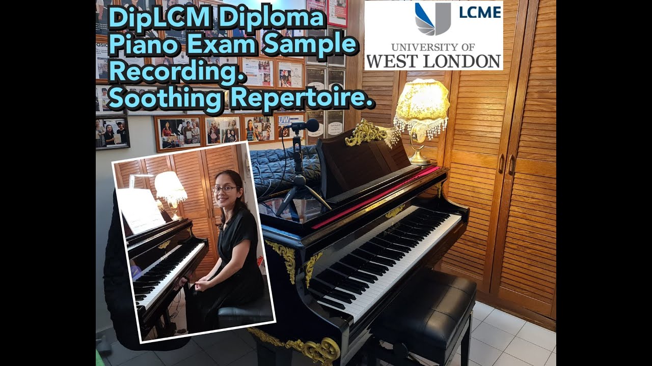 DipLCM Diploma Piano Sample Recording (Continuos) By Reena | Relaxing & Soothing Repertoire.