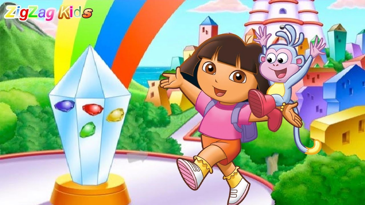 Dora Exploradora | Saves The Crystal Kingdom | FULL MOVIE Game | ZigZag