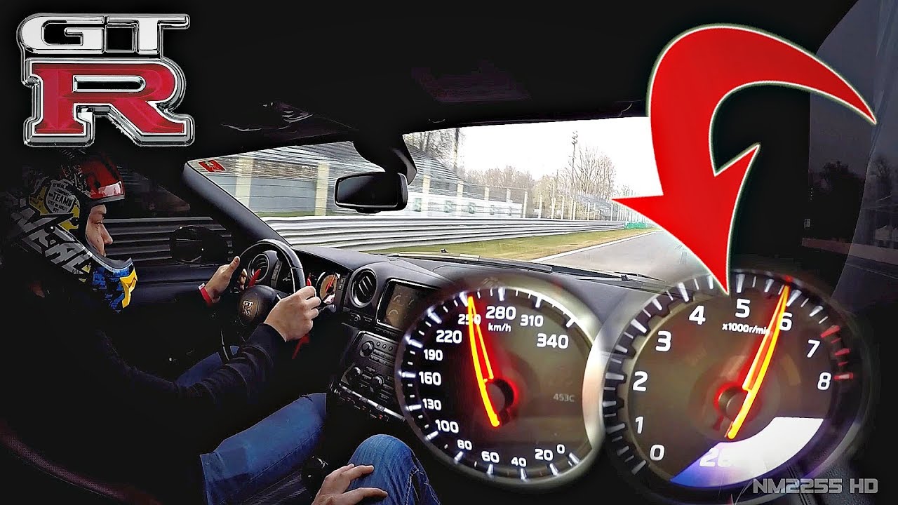 TUNED Nissan GT-R with Inconel Exhaust OnBoard @ Monza + Speedo View *Amazing Sounds*